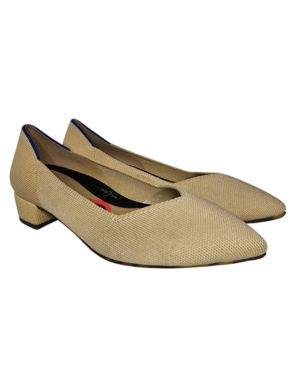 Rothy's The High Point Heels - Women's Size 6 - Beige Comfort Shoes